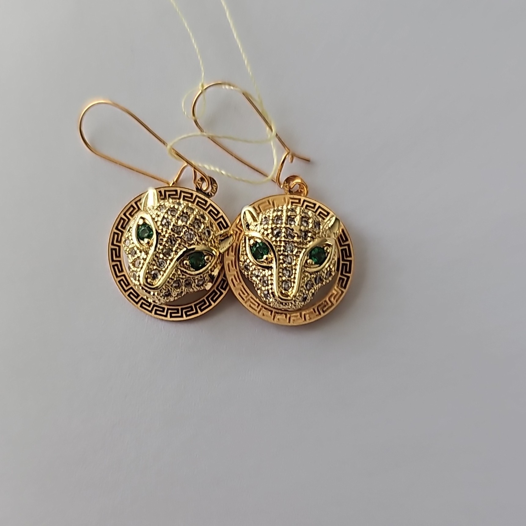 گوشواره طلا 18عیار پنتر