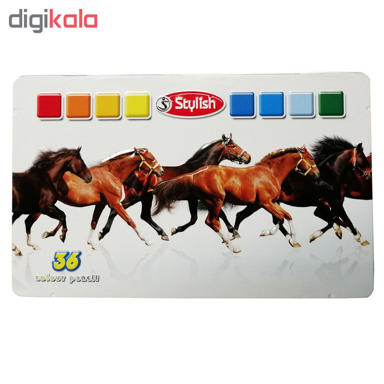 مداد رنگی 36 رنگ استایلیش کد 01 af 65
