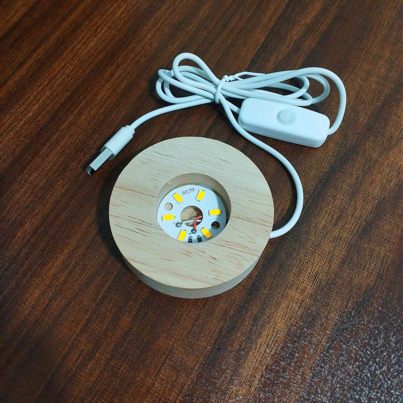 چراغ خواب مدل گوی کریستالی طرح کهکشان 3D af 65
