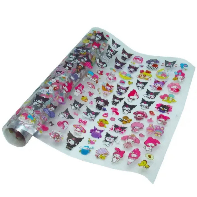 برچسب طرح کرومی بسته 50 عددی af 65