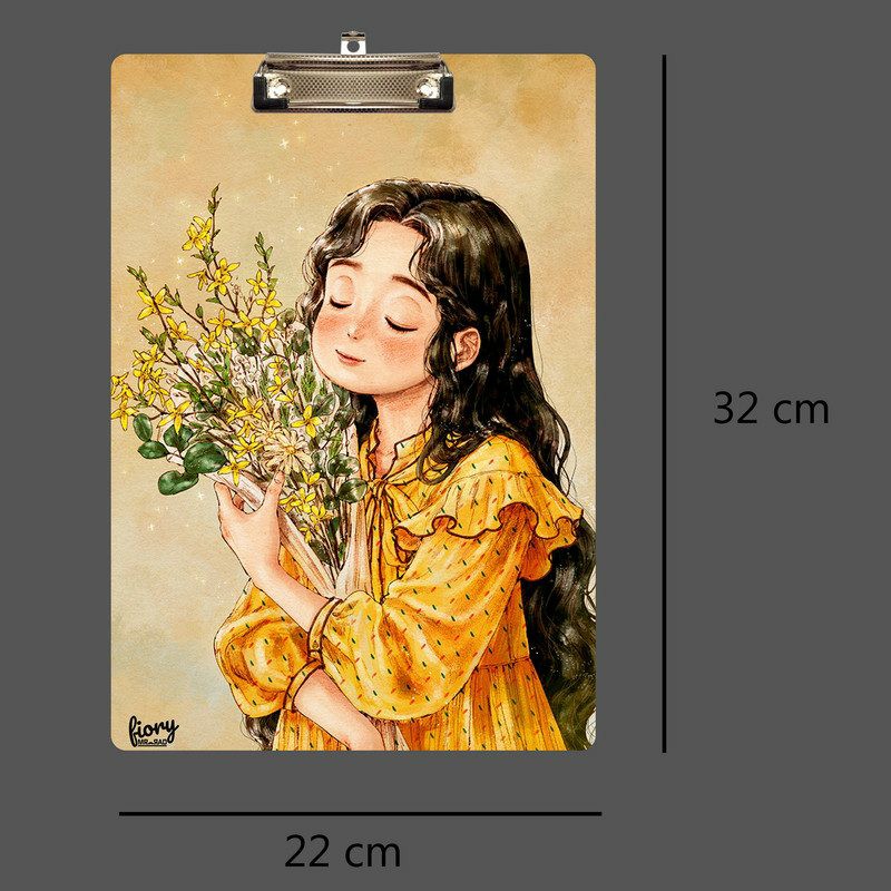 تخته شاسی A4 طرح دختر جنگل
