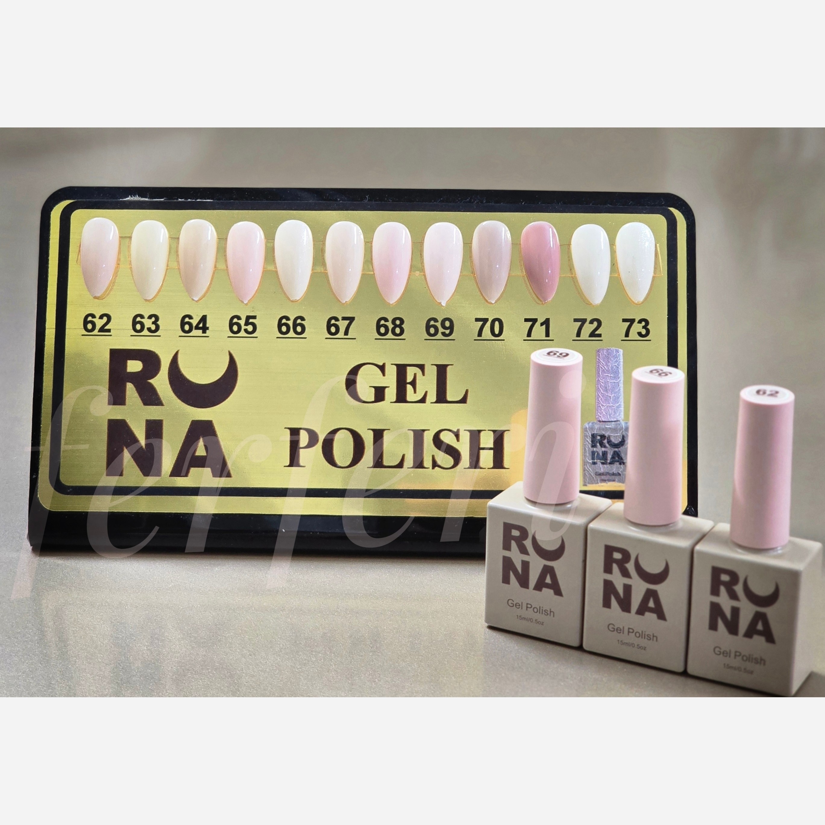 لاک ژل بیس فرنچ رونا RONA حجم 15 میل