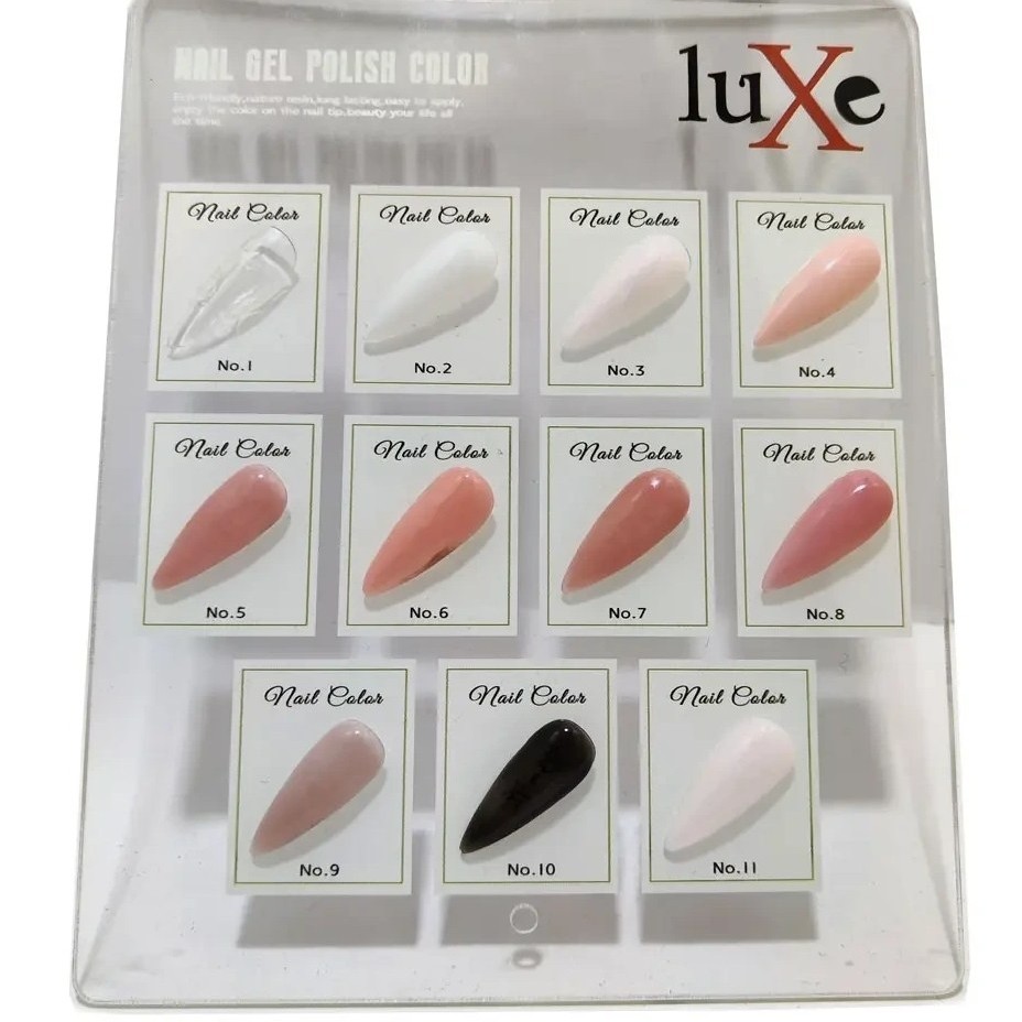 بیلدرژل سافت لوکسی LUXE حجم 15 میل در 11 رنگ پرفروش