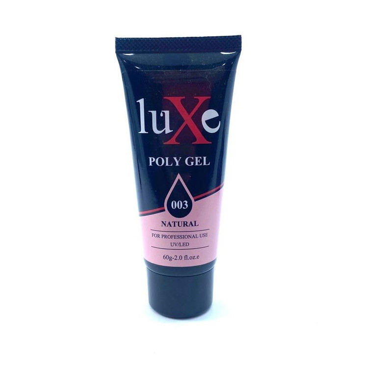 پلی ژل کاشت ناخن لوکسی LUXE حجم 60 میل در 5 رنگ طبق تصویر