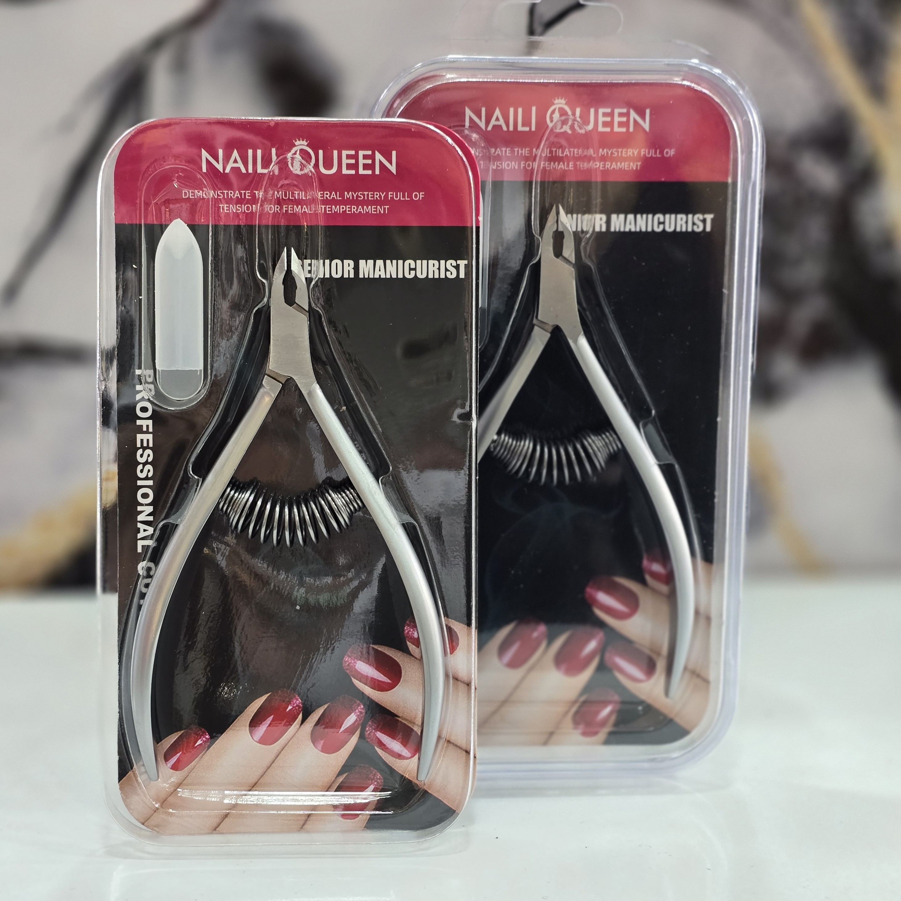 نیپر کاشت ناخن فنردار حرفه ای Nail Queen