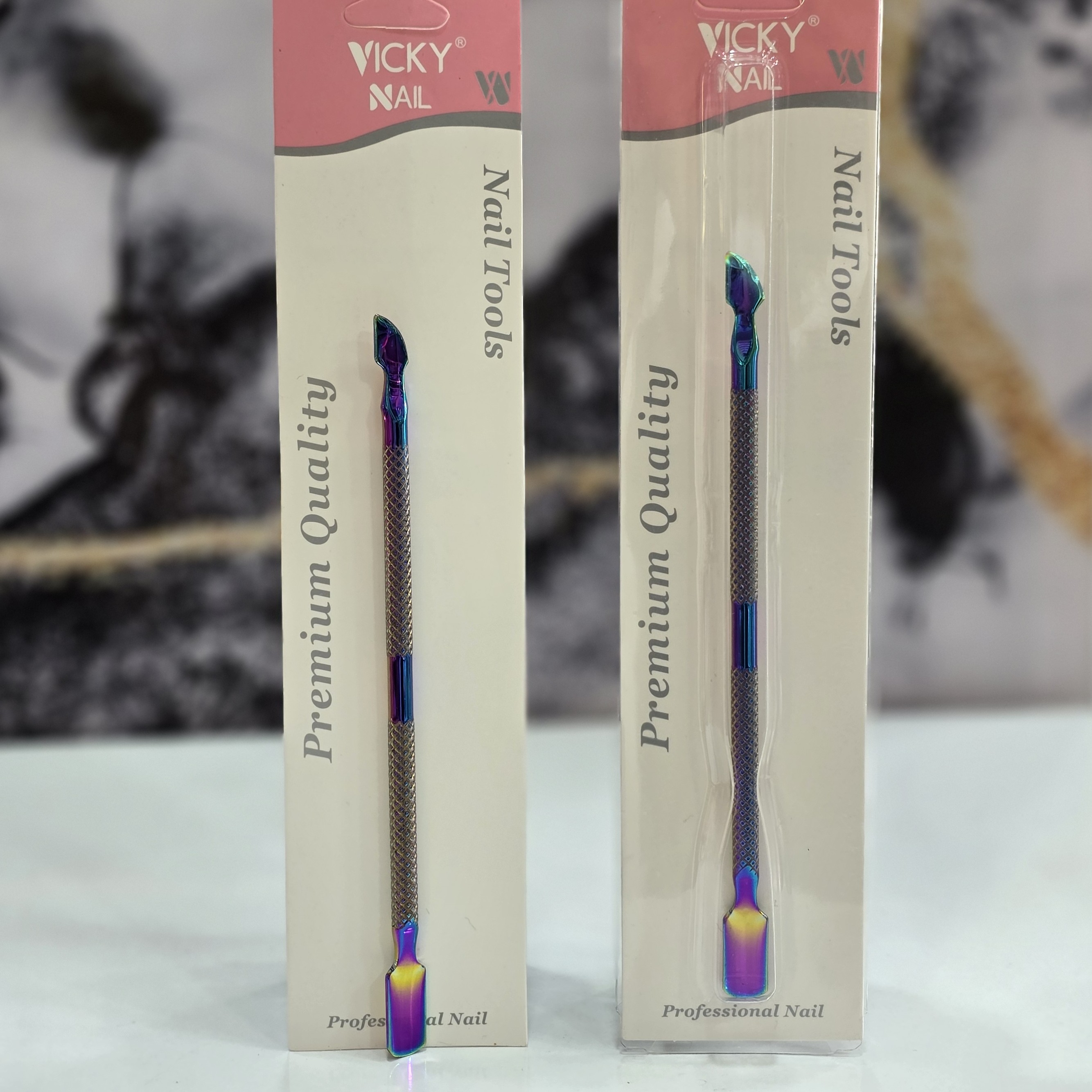 پوشر یاعقب زن کروم کاشت ناخن VICKY NAIL