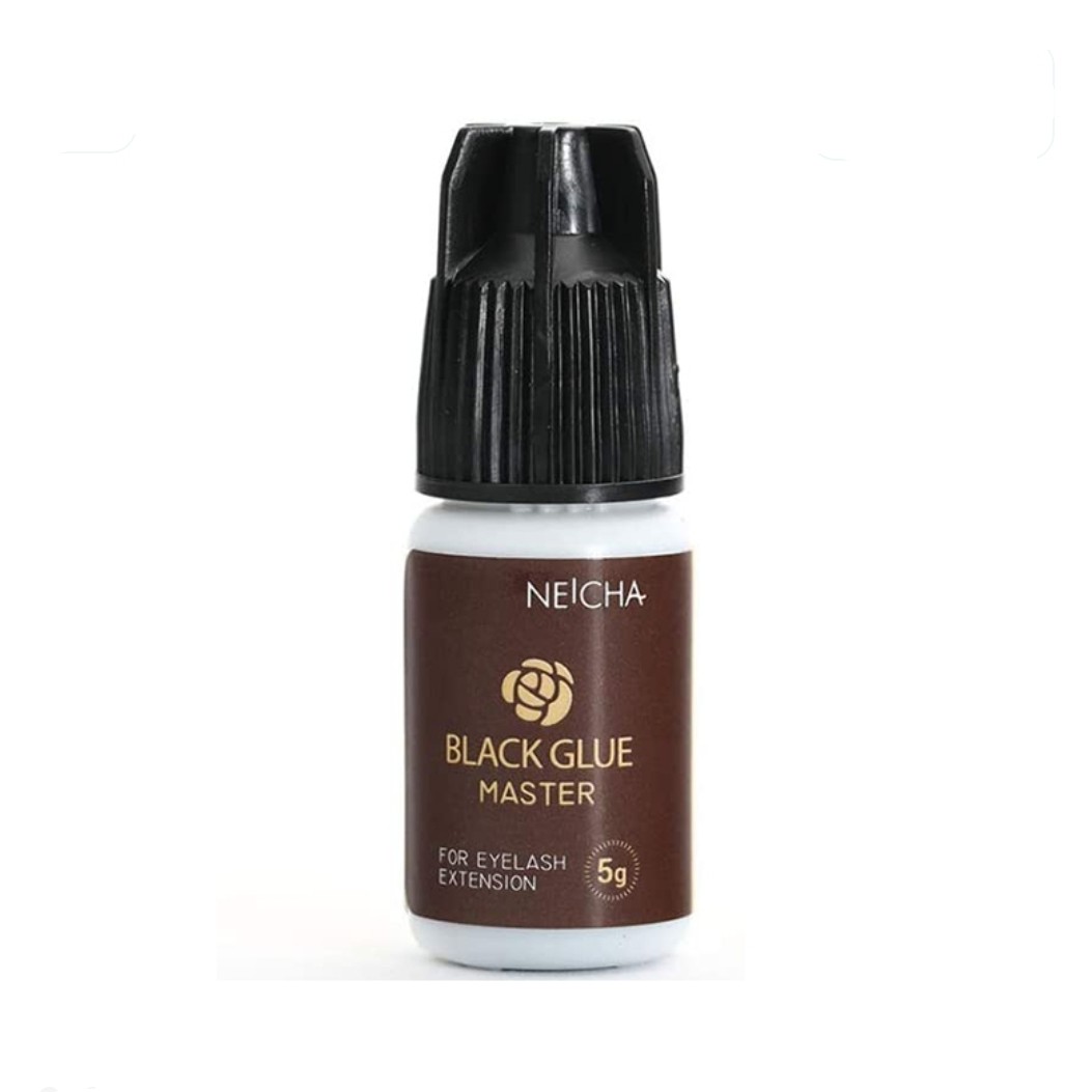 چسب کاشت و اکستنشن مژه دائم حرفه ای مستر نیچا وزن 5 گرم NEICHA BLACK GLUE FOR EYELASH EXTENSION