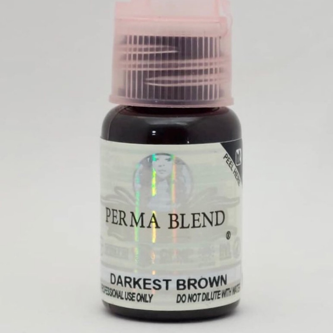 رنگ تتو پرمابلند  DARKEST BROWN