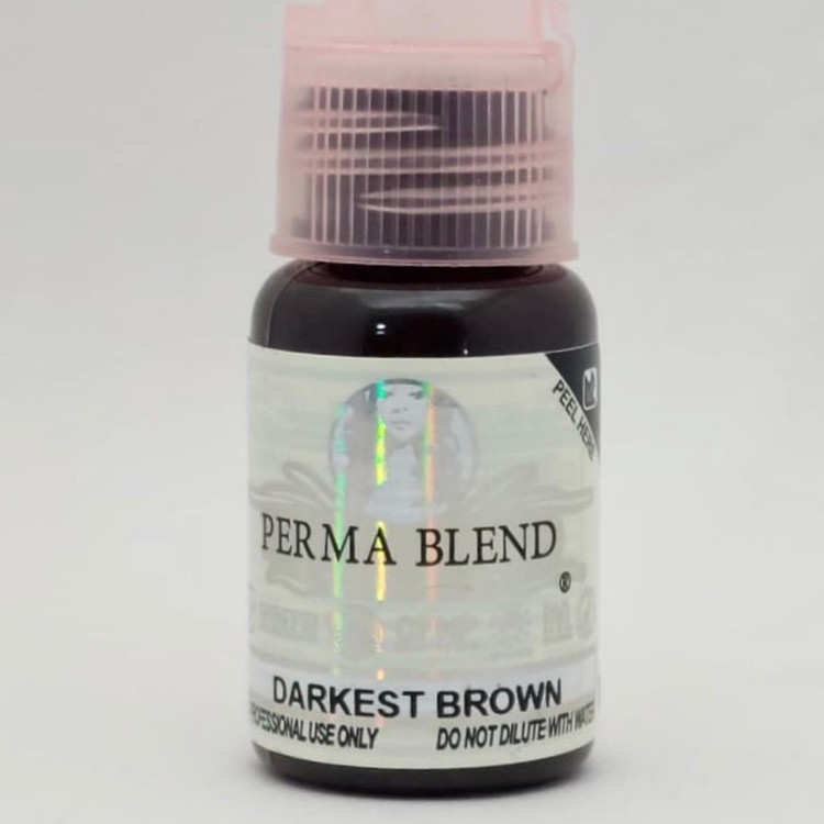 رنگ تتو پرمابلند DARKEST BROWN