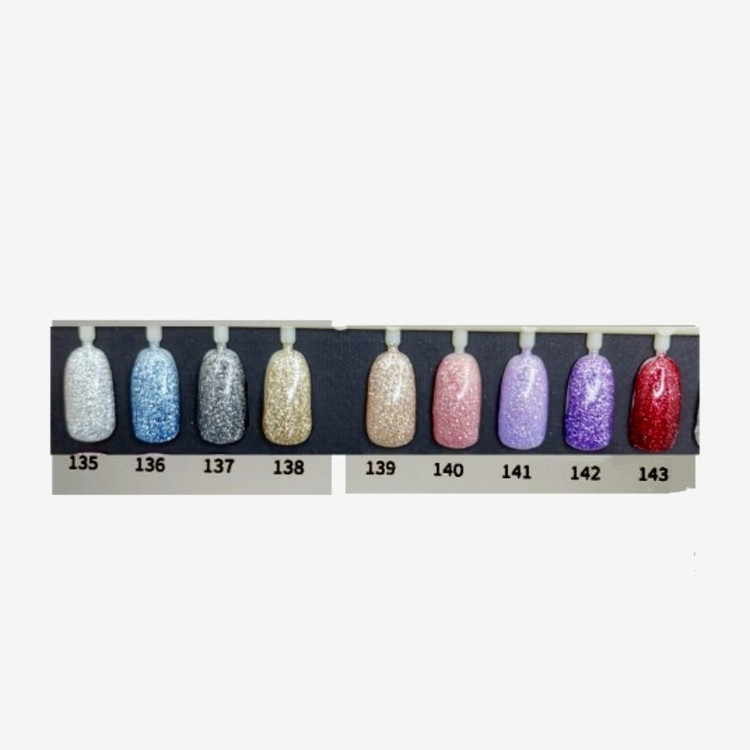 لاک ژل دیسکو 15 میل اوتی لوکس OTTIE LUX کد 135 تا 143