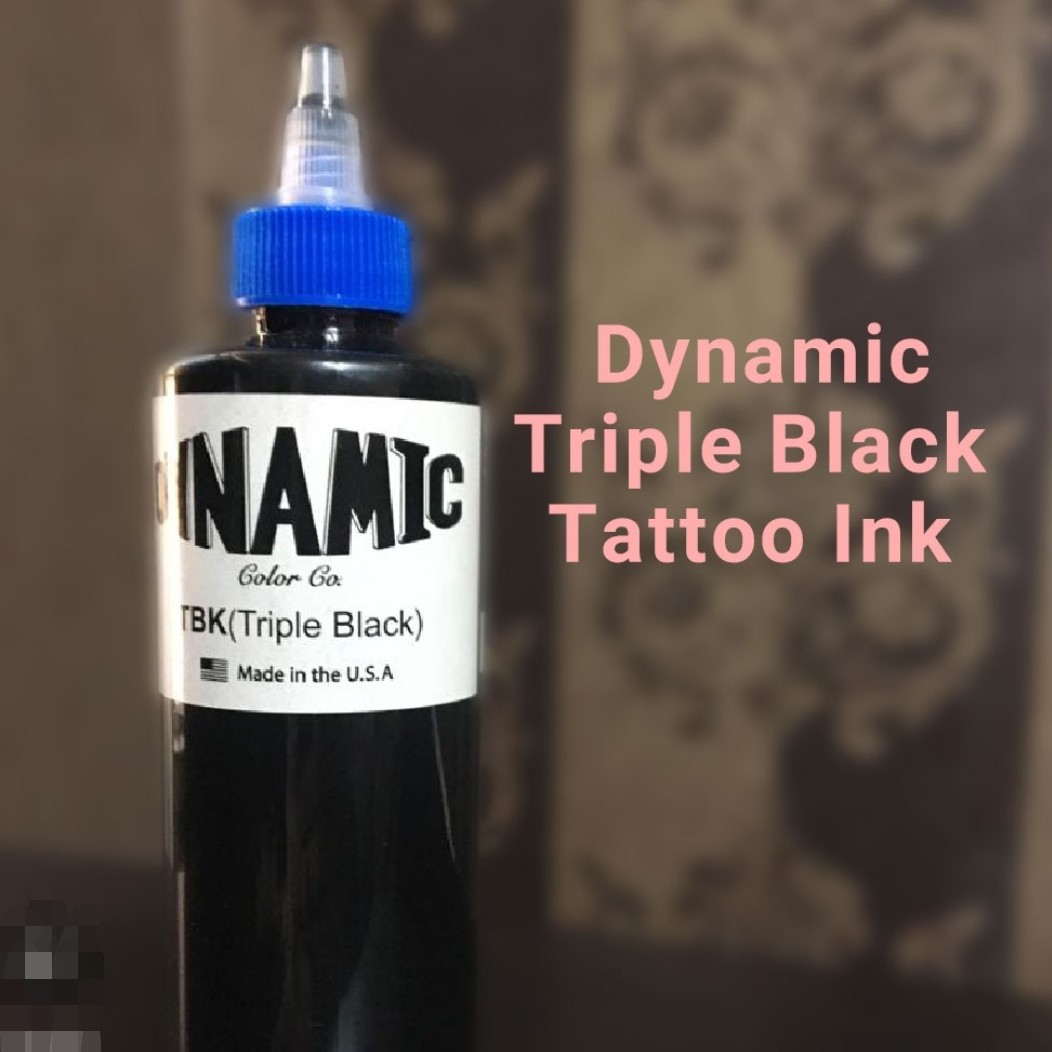 رنگ تتو دینامیک مشکی تریپل بلک(Triple black) در حجم 5 میل