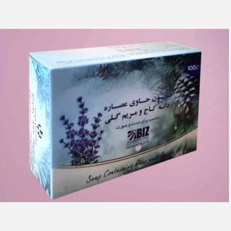 صابون دانه کاج و مریم گلی