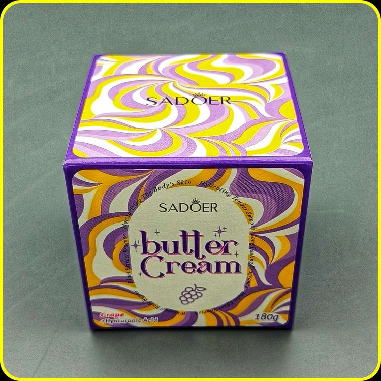 کره بدن سادور 180 گرم با رایحههای متنوع | SADOER Body Butter & Body Lotion