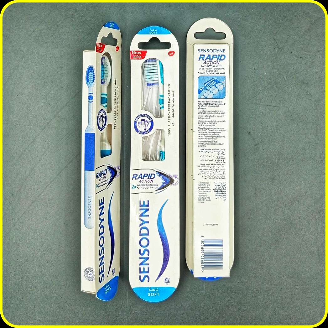 مسواک نرم سنسوداین رپید اکشن | Sensodyne Rapid Action Soft Toothbrush