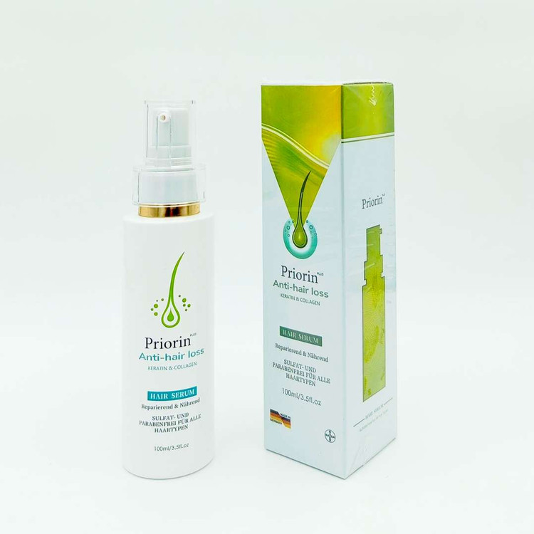 شامپو، ماسک و سرم تقویت کننده مو و ضد ریزش Primerin Plus | Priorin Anti-hair loss (حاوی کراتین و کلاژن) حجم 800ml, 1000m