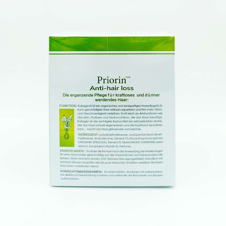 شامپو، ماسک و سرم تقویت کننده مو و ضد ریزش Primerin Plus | Priorin Anti-hair loss (حاوی کراتین و کلاژن) حجم 800ml, 1000m