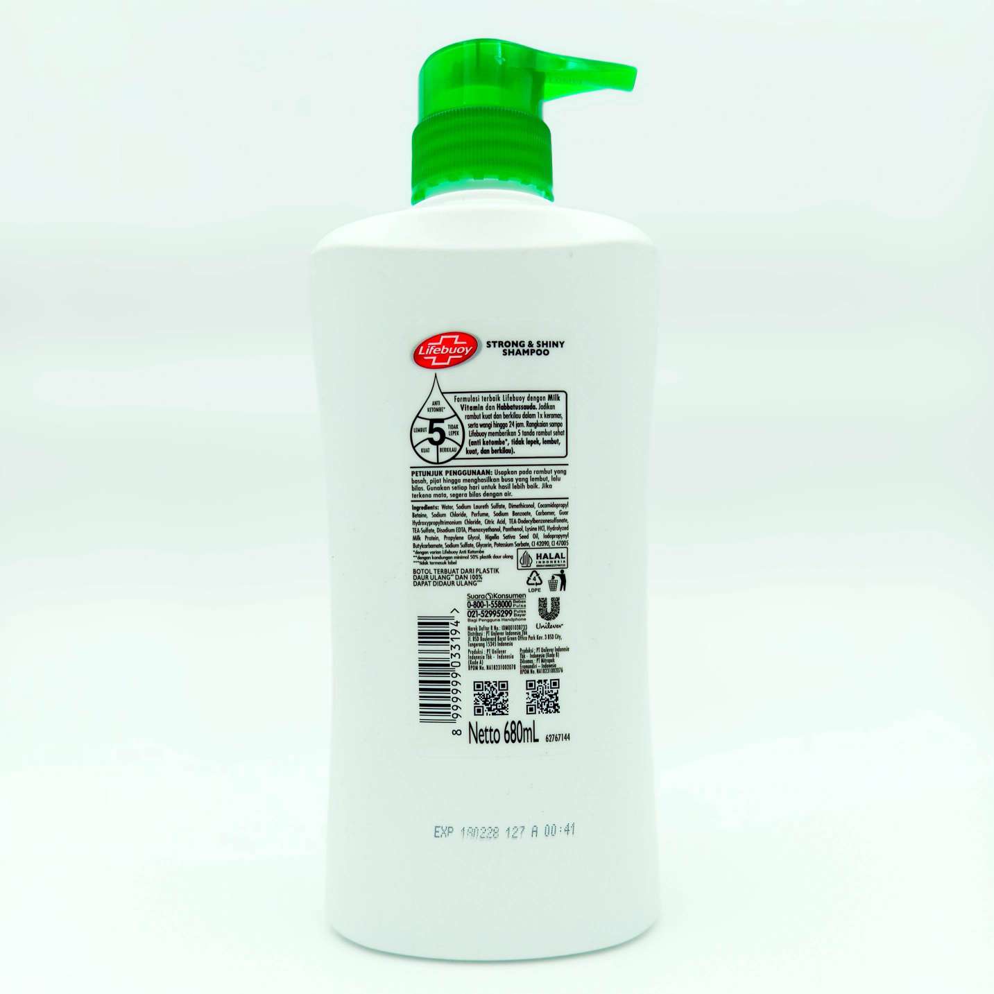 شامپو لایف بوی Lifebuoy | شامپو ضد ریزش، ضد شوره و تقویت کننده 680 میلیلیتر