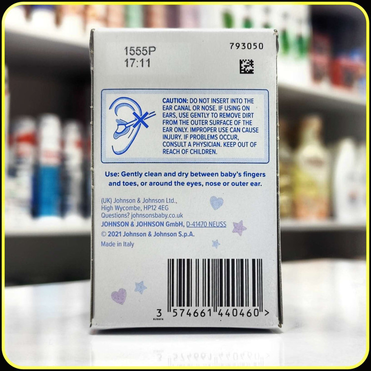 گوش پاک کن جانسون بیبی 100 عددی | Johnson’s Baby Cotton Buds