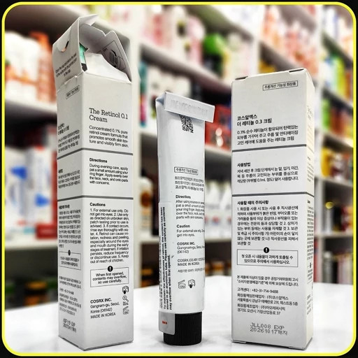 کرم رتینول 0.1٪ کوزارکس COSRX The Retinol 0.1 Cream | ضدچروک و سفتکننده پوست