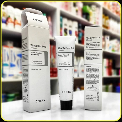 کرم رتینول 0.1٪ کوزارکس COSRX The Retinol 0.1 Cream | ضدچروک و سفتکننده پوست