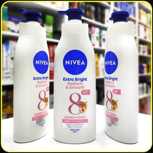 لوسیون بدن نیوا صاف کننده پوست ضد آفتاب روشن کننده Nivea 380ml