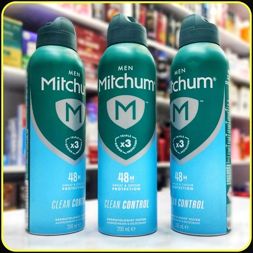 اسپری بدن میچوم آقایان mitchum clean control body spray 200ml