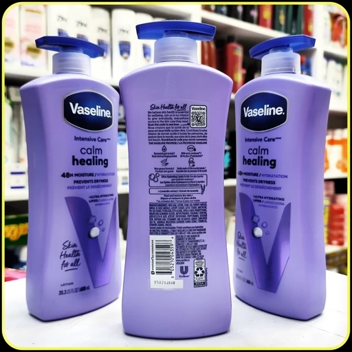 لوسیون بدن وازلین Intensive Care Calm Healing کالم هیلینگ 600 میلیلیتر | Vaseline Calm Healing Body Lotion