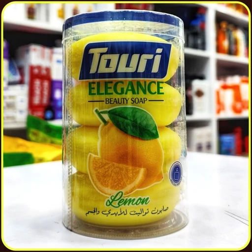 صابون زیبایی لیمو توری الگانس | Touri Elegance Lemon Beauty Soap