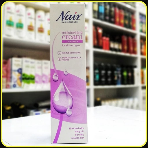 کرم موبر نیر مدل Moisturising Cream مخصوص پا و بدن حجم 80 میلیلیتر | Nair Hair Remover Cream