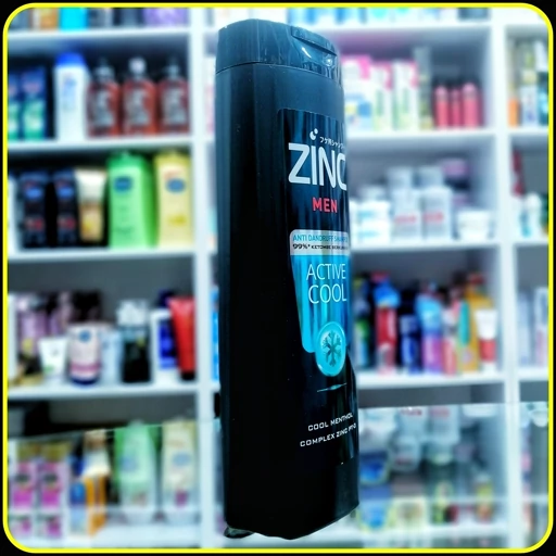 شامپو موی سر زینک ضد شوره ژاپنی با عصاره های مختلف (340میل) zink
