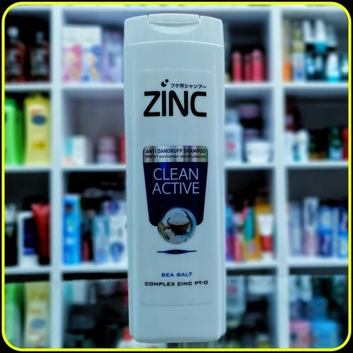 شامپو موی سر زینک ضد شوره ژاپنی با عصاره های مختلف (340میل) zink