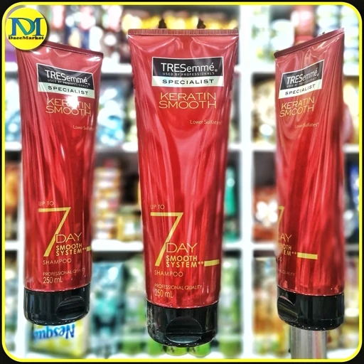 شامپو کراتین صافکننده ترزمه TRESemmé Keratin Smooth سیستم صافی تا 7 روز، حجم 250 میلیلیتر