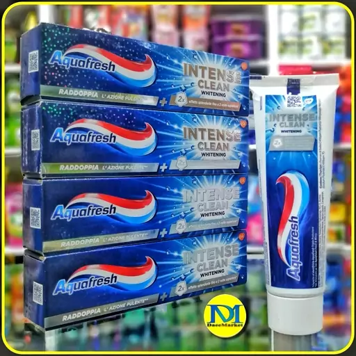 خمیردندان Aquafresh Intense Clean Whitening | سفیدکننده و پاککننده عمیق