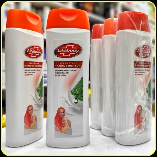 شامپو ضد ریزش مو Lifebuoy حاوی شیر و آلوئه ورا - Lifebuoy Anti-Hair Fall Shampoo with Milk & Aloe Vera