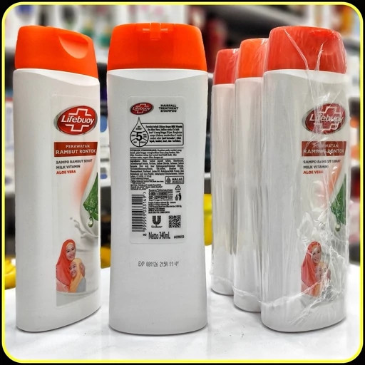 شامپو ضد ریزش مو Lifebuoy حاوی شیر و آلوئه ورا - Lifebuoy Anti-Hair Fall Shampoo with Milk & Aloe Vera