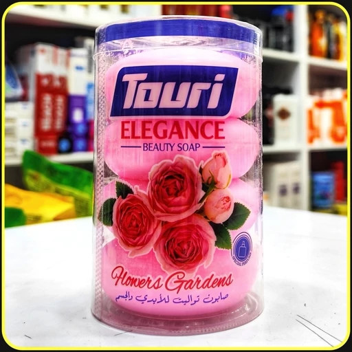 صابون گل رز توری | Touri Elegance Beauty Soap Flowers Gardens