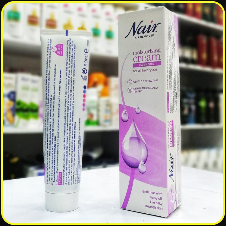 کرم موبر پا و بدن مرطوب کننده نایر برای انواع مو با روغن بچه لطیف و ملایم
