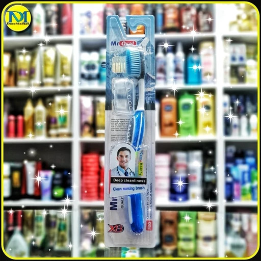 مسواک زغالی آقای اورال مدل Charcoal Clean Medium با 1800 الیاف | Mr Oral Charcoal Clean Medium Toothbrush