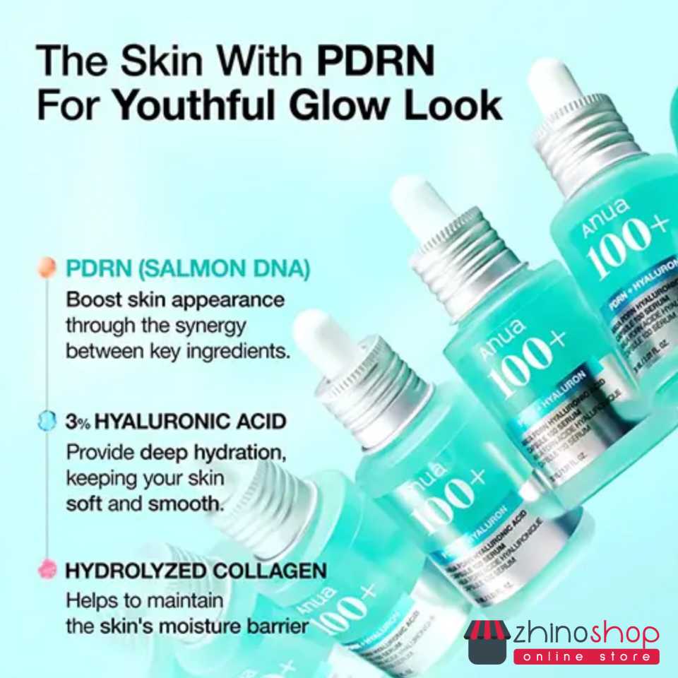 سرم آبرسان هیالورونیک اسید آنوا کرهای حجم 30ml