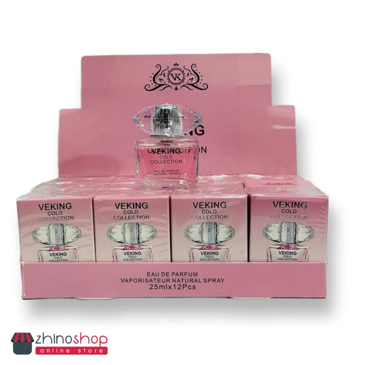 ادکلن مینیاتوری ورساچه صورتی 25ml ویکینگ