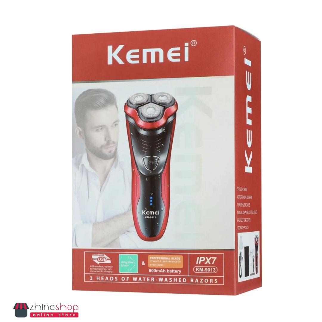 ماشین اصلاح سه تیغ کیمی مدل KM-9013 اصل و باکیفیت