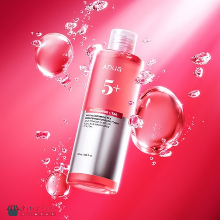 تونر بوستر ترانگزامید اسید و نیاسینامید انوا(ضدلک و روشن کننده پوست) 250ml