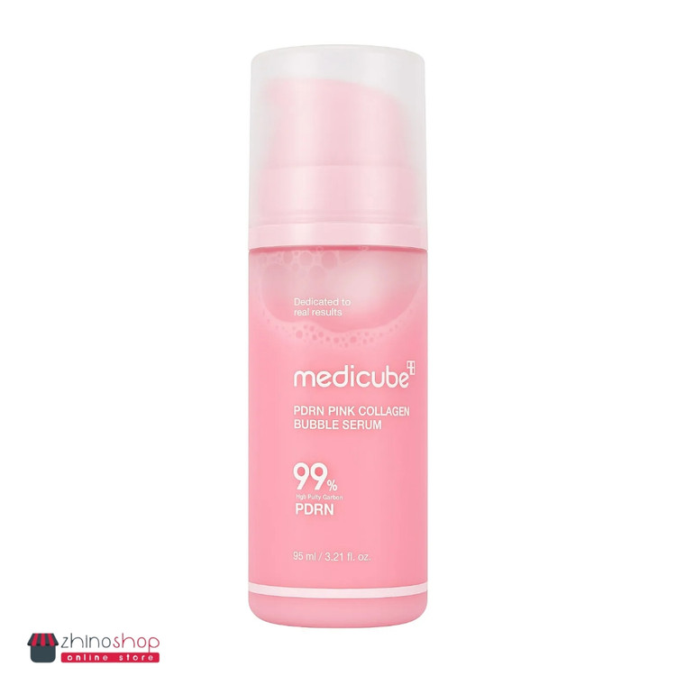 سرم حبابی کلاژن PDRN صورتی مدی کیوب 20ml