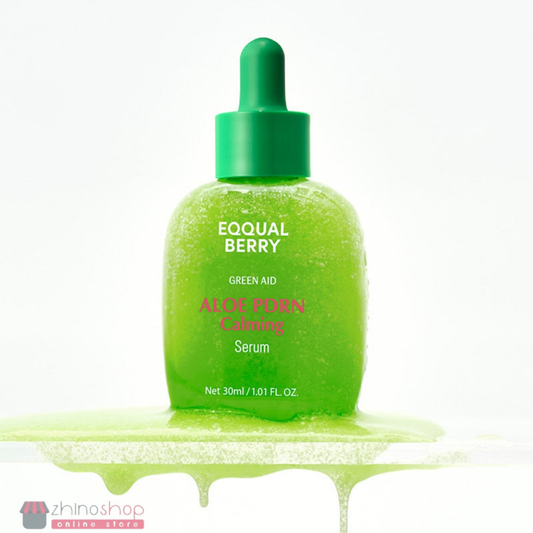 سرم آلوئهورا و تسکین دهنده قرمزی پوست اکوال بری 30ml