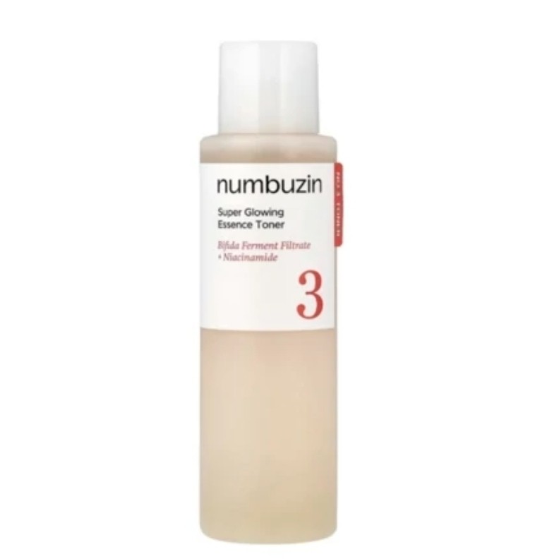 تونر اسنس روشن کننده نامبوزین شماره 3 NUMBUZIN No.3 Super Glowing Essence Toner
