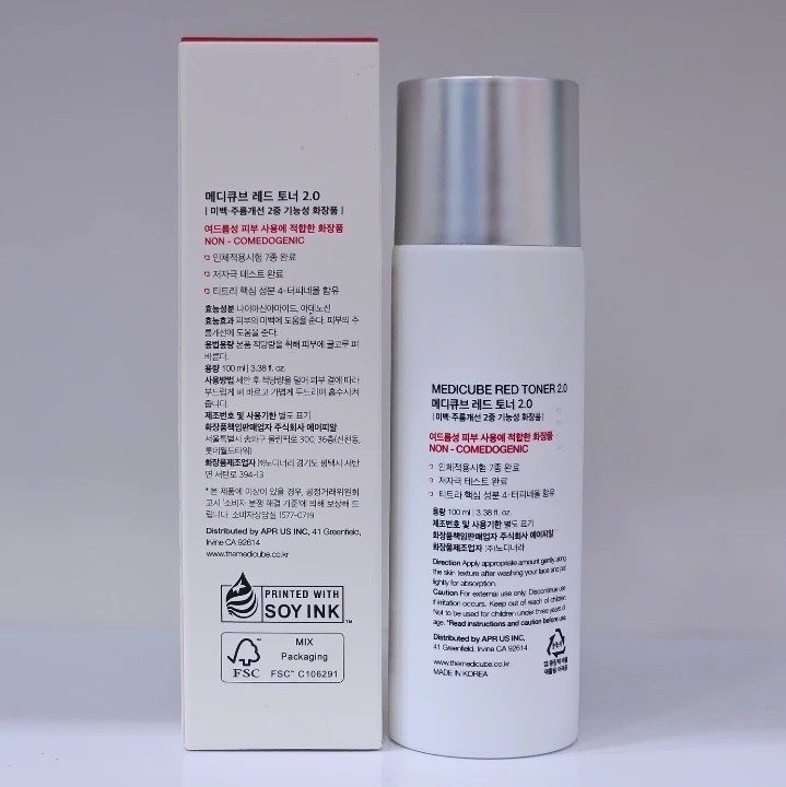 تونر ضد جوش و تسکین دهنده مدی کیوب 100ml