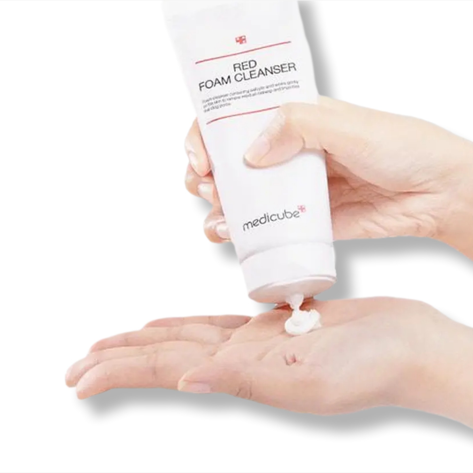 فوم شوینده سالیسیلیک اسید قرمز مدی کیوب 120ml کره