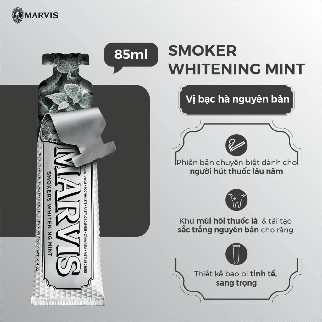خمیر دندان مارویس سفید کننده (Marvis Toothpaste)
