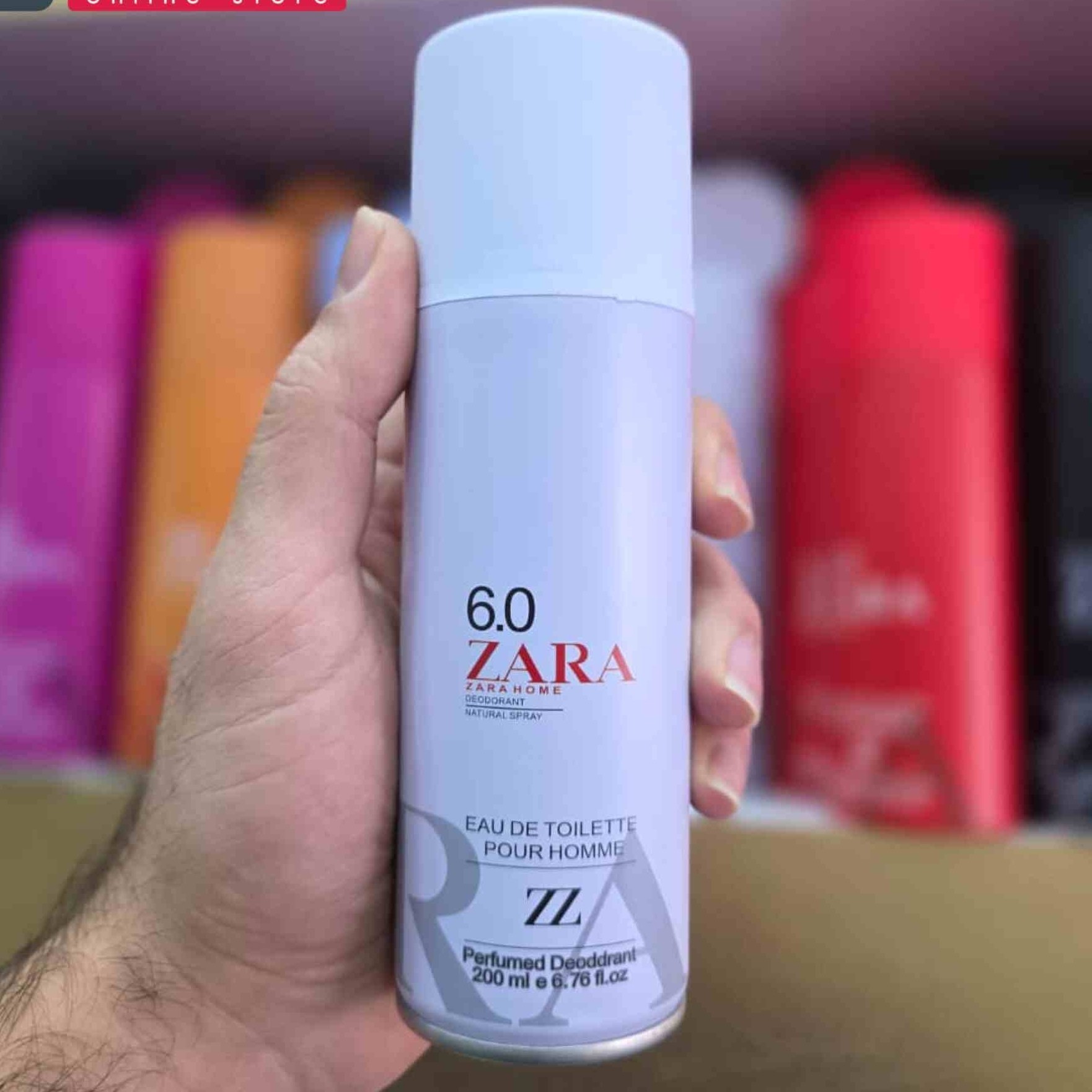 اسپری زارا خوشبو کننده بدن ZARA رایحه کد 6.0