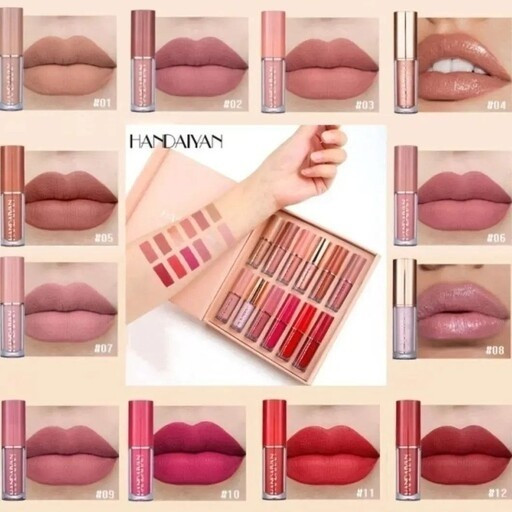 پک رژلب هندیان (12 عددی) اصل